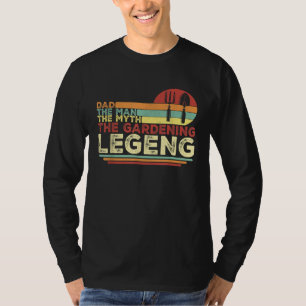 T-shirt Papa l'homme le mythe la légende du jardinage Jar