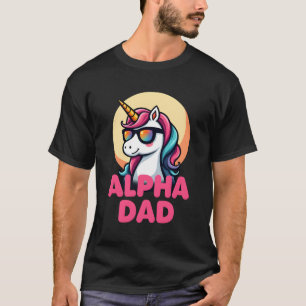 T-shirt Papa Licorne Drôle Laufey Hommes Fête des Pères No