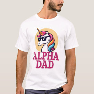 T-shirt Papa licorne drôle Laufey hommes Fête des Pères No