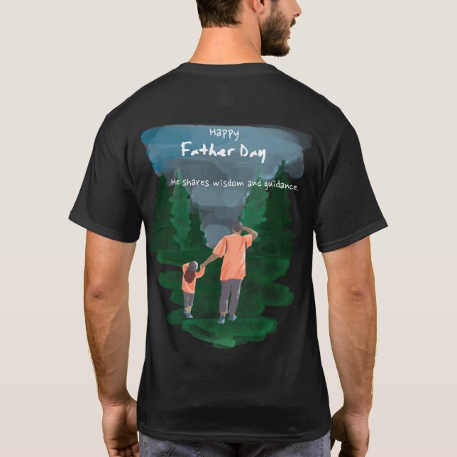 T-shirt Papa : L'Influenceur d'origine (Dos)