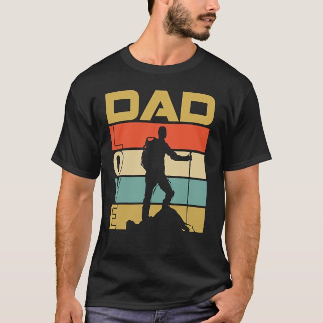 T-shirt Papa Love Randonnée (Devant)