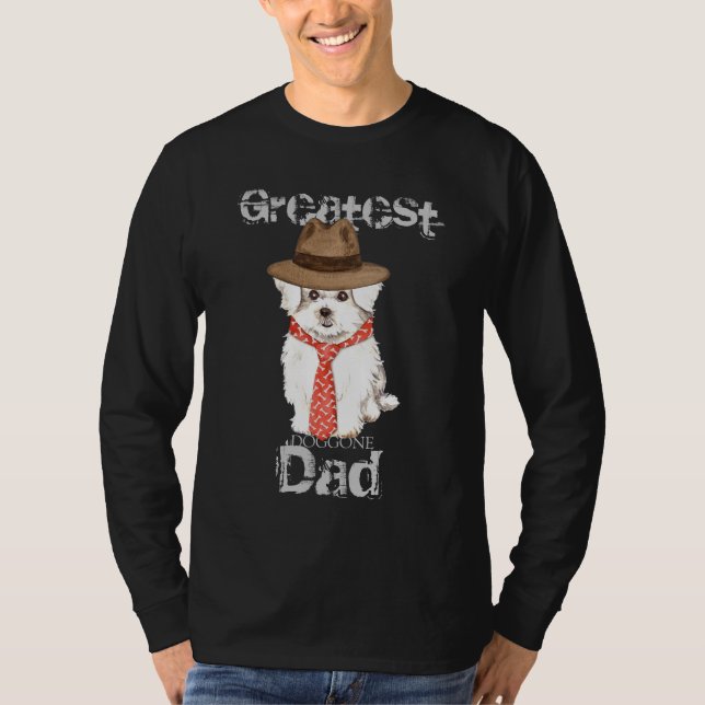 T-shirt Papa maltais (Devant)