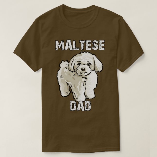 T-shirt Papa maltais (Design devant)