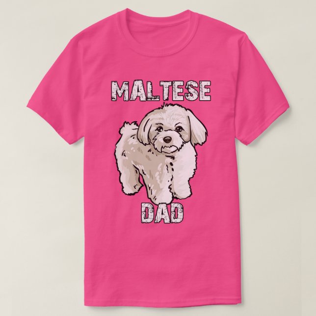 T-shirt Papa maltais (Design devant)