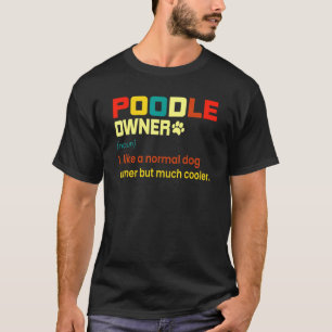 T-shirt Papa maman caniche