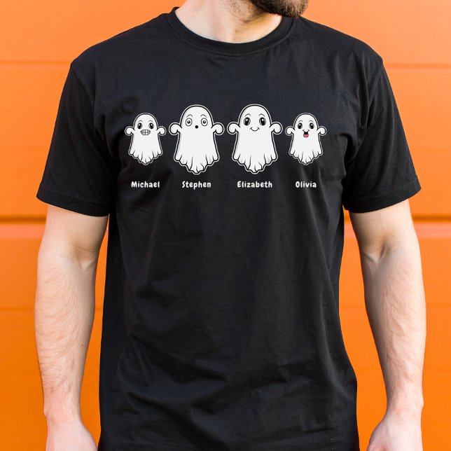 T-shirt Papa maman et deux enfants 4 personnes Famille fan (Disclaimer: This image is a digital mockup.)
