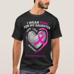 T-shirt Papa Maman Je Porte Du Rose Pour Ma Fille Cancer D<br><div class="desc">Papa Maman Je Porte Du Rose Pour Ma Fille Cancer Du Sein</div>