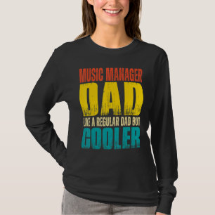 T-shirt Papa manager de musique pour homme   Comme un papa