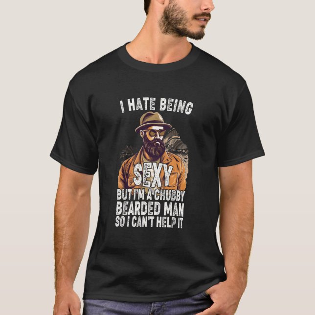 T-shirt Papa Mari Chubby Barbu Barbe (Devant)