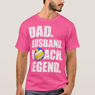T-shirt Papa Mari Entraîneur Légende Père Papa Papa Daddy