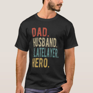 T-shirt Papa mari héros poseur de rails