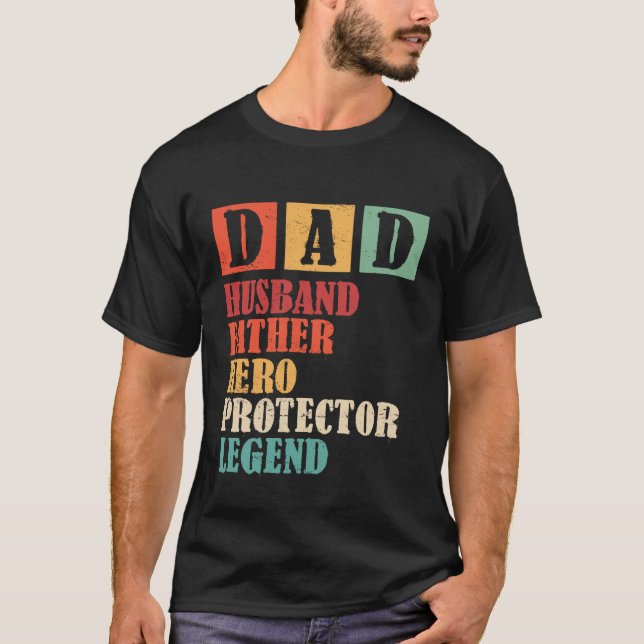 T-shirt Papa mari père drôle (Devant)