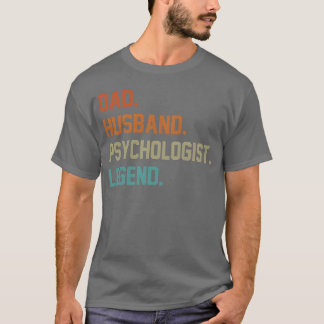 T-shirt Papa Mari Psychologue Légende pour la Fête des Pèr