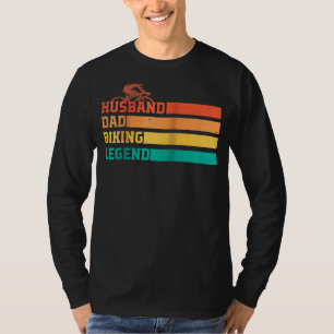 T-shirt Papa Mari Vélo Légende Vélo Vintage Vélo
