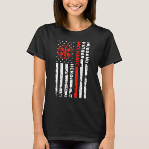 T-shirt Papa mécanicien Conception de mécanicien pour homm