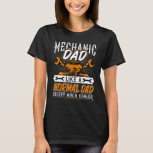 T-shirt Papa mécanicien homme Réparateur Mécanicien auto