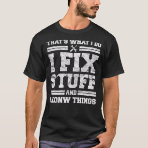 T-shirt Papa mécanicien pour hommes C'est ce que je fais J