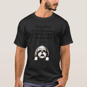 T-shirt Papa merci d'avoir ramassé mon caca et autres Chie