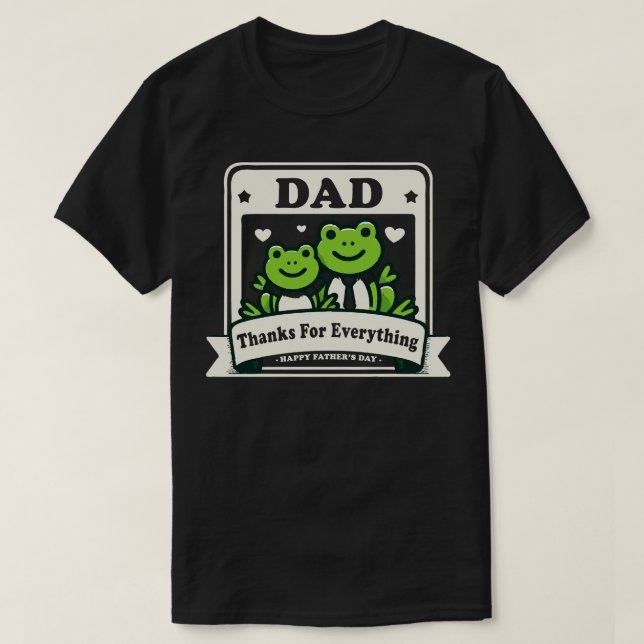 T-shirt Papa Merci Pour Tout (Design devant)
