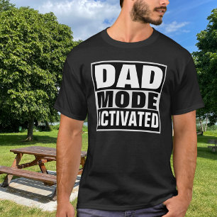 T-shirt Papa Mode Activé Fun Nouveau Père