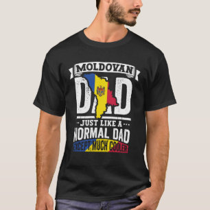 T-shirt Papa Moldave Racine Moldavie Héritage Vêtements Po