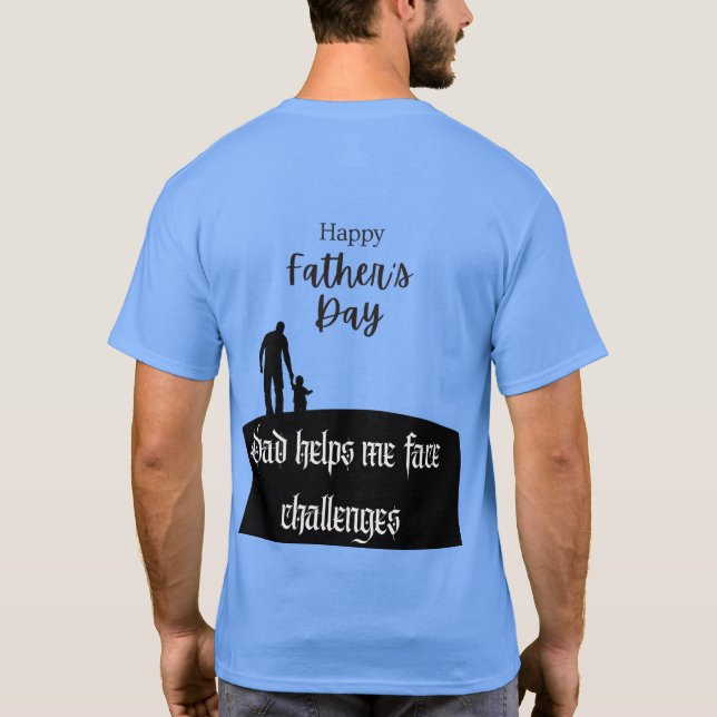 T-shirt Papa : Mon plus grand fan (Dos)