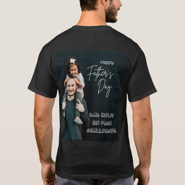 T-shirt Papa : Mon Premier Amour, Mon Héros Forever (Dos)