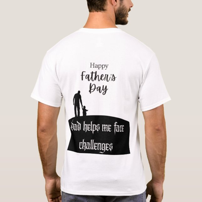 T-shirt Papa : Mon Ventilateur le plus gros (Dos)