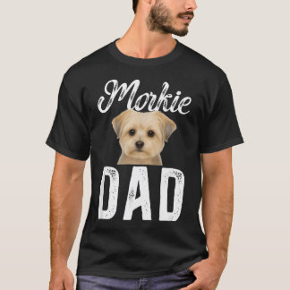 T-shirt Papa Morkie Propriétaire Morkie Morkie