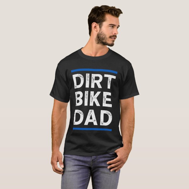 T-shirt Papa moto cross (Devant entier)