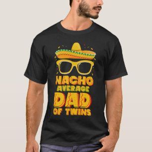 T-shirt Papa Moyen Nacho De Jumeaux Mexicain Cinco de Mayo