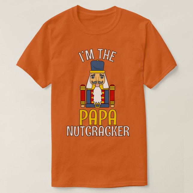 T-shirt Papa Nutcracker Correspondance de famille Noël 1 (Design devant)