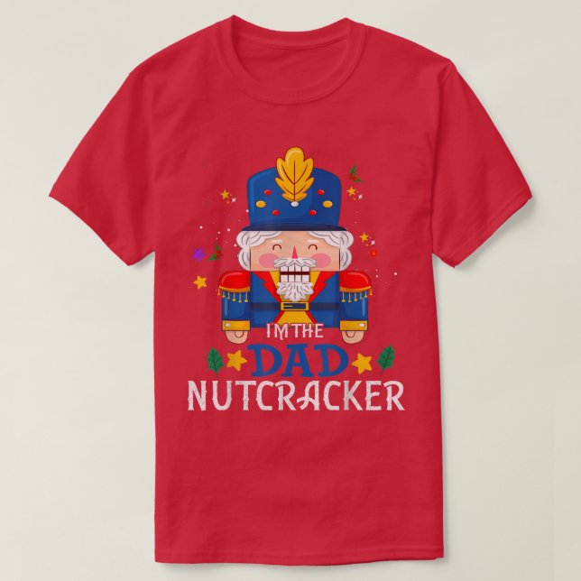 T-shirt Papa Nutcracker Correspondance Famille Groupe Noël (Design devant)