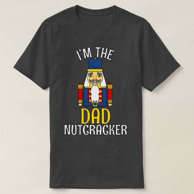 T-shirt Papa Nutcracker Correspondance Famille Papa Noël (Design devant)