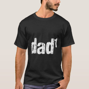 T-shirt Papa Of 1 Fils Fils Fête des pères Math