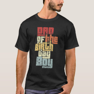 T-shirt Papa of the Birthday Boy Famille de jumelage cool