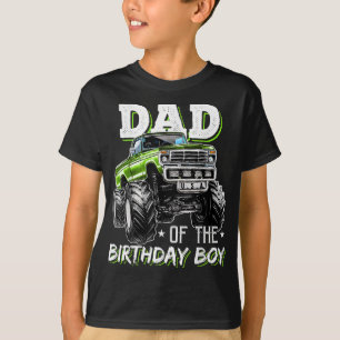 T-shirt Papa of the Birthday Boy Monster Truck Anniversair