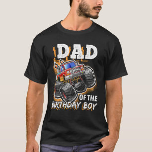T-shirt Papa of the Birthday Boy Monster Truck Anniversair