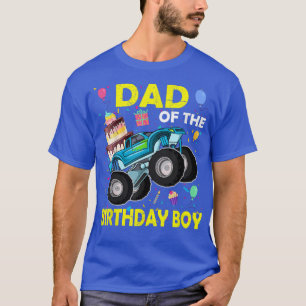 T-shirt Papa of the Birthday Boy Monster Truck Anniversair