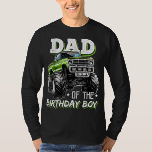 T-shirt Papa of the Birthday Boy Monster Truck Anniversair
