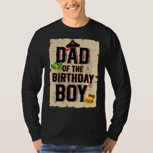 T-shirt Papa Of The Birthday Boy Père Pirate Thème 5ème B