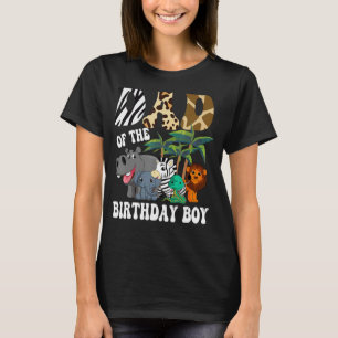 T-shirt Papa of the Birthday Boy Zoo Anniversaire Safari C