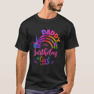 T-shirt Papa of the Birthday Unicorn Horn Girl Cute Unico