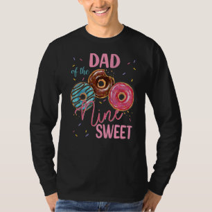 T-shirt Papa Of The Sweet Neuf 9th Donut Anniversaire Fête
