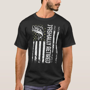 T-shirt Papa O'poisson Père retraité Le plus cool pêcheur
