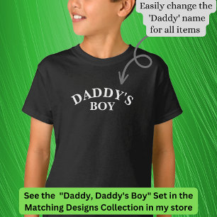 T-shirt Papa (ou tout titre de nom) Garçon qui ressemble à