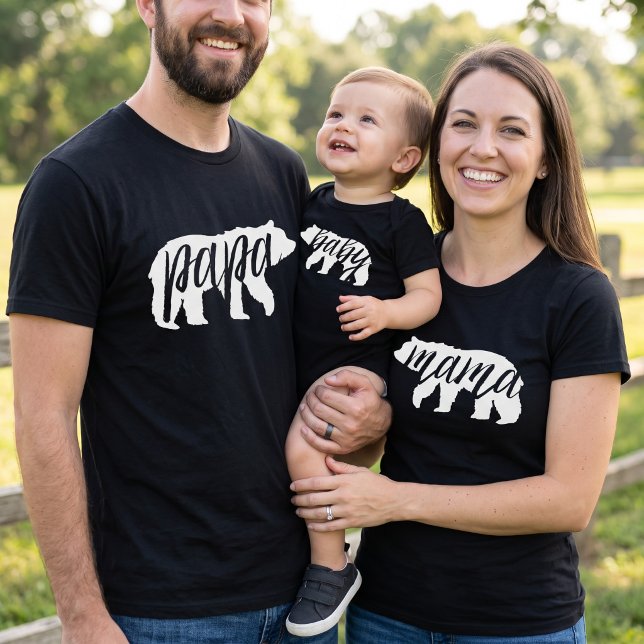 T-shirt Papa Ours (Créateur téléchargé)