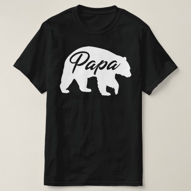 T-shirt papa ours (Design devant)