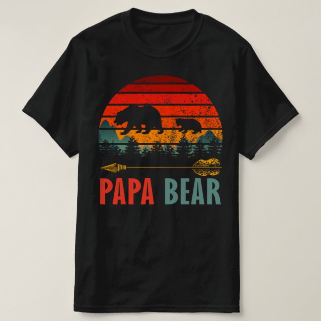 T-shirt papa ours (Design devant)