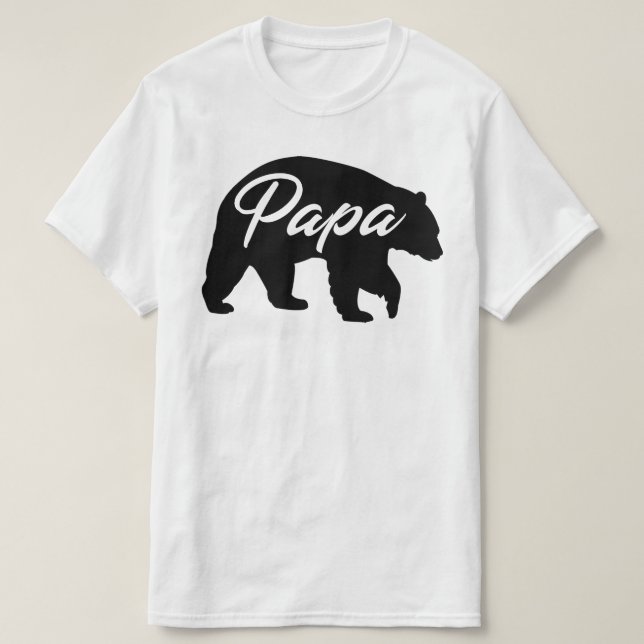 T-shirt papa ours (Design devant)